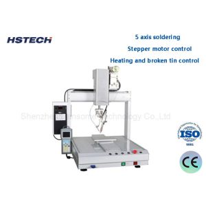 Quality Single Station Desktop Automated Soldering Machine 0.6~1.0mm Solder Wire Processing Date for sale