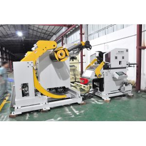 NC Accuracy Uncoiler Steel Decoiling Machine MAC4 -600A Punch Automation