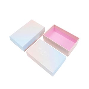 Customized Pink Cardboard Candy Cosmetic Makeup Jewelry Paper Gift Packaging