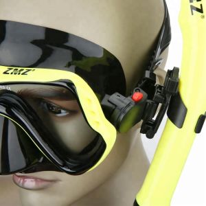 Swimming Diving Snorkel Mask Set Wide View UV Resistant ODM