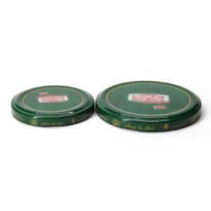 Custom Design 63mm Green Blue Safety Button Lug Caps Metal Lug Cap with