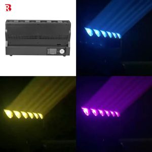 LED Pixel Indoor Zoom Beam Wash Bar 6pcs 40W RGBW 4-In-1 For Stage Event Party