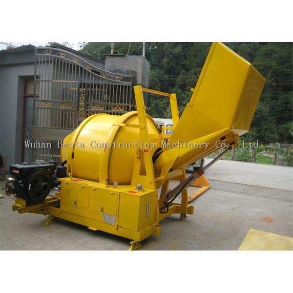 Buy JZR500A Diesel Concrete Mixer with Hydraulic Tipping Hopper 800L at wholesale prices