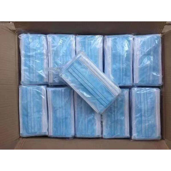 3-ply Surgical Mask Anti-virus color blue disposable earloop