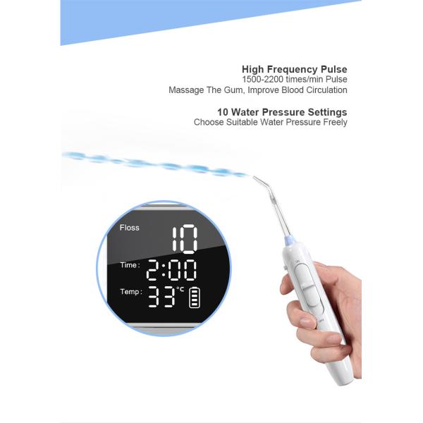 Family Water Flosser Big Capacity 1000ml IPX5 Oral Irrigator Rechargeable Tooth Clean Electric Counter Water Flosser