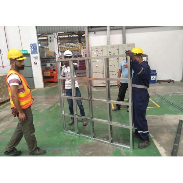 Light Weight Galvanized Coils Stud And Track Roll Forming Machine With Perforation