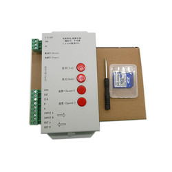 2048 Pixels LED Pixel Controller , Programmable LED Strip Controller T1000s