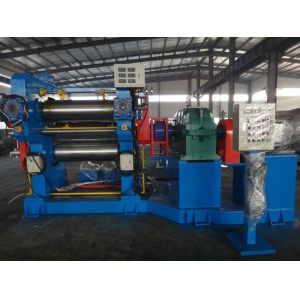 22 Inch Two Roll Mixing Mill 90Kw Rubber Kneading Machine