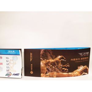 Boarding Pass Printed Thermal Ticket Stock , Travel Air Ticket Printing