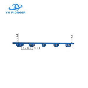 304 / 316 Stainless Steel Conveyor Chain Plate With Double Hinges For High Load