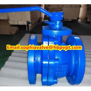 2-PC ball valve DIN3357 material GG25 pressure PN16