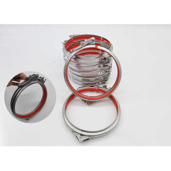 Buy Insulated Duct Coupling 100mm Quick Release Tube Clamp Adjustable at wholesale prices