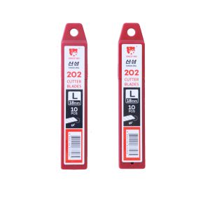 Heavy Duty Snap Off Blade Sinseung L202 18mm 20mm Silver 0.4mm Thickness