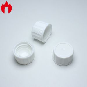 PP White Threaded Pressure Screw Plastic Cap 18mm