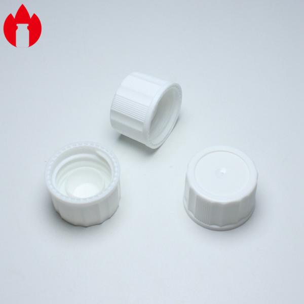 Buy PP White Threaded Pressure Screw Plastic Cap 18mm at wholesale prices