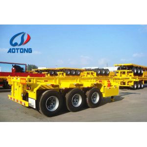 Multi Axles Skeleton Semi Trailer with 2''/3.5'' Bolt Type Kin Pin and 12R22.5