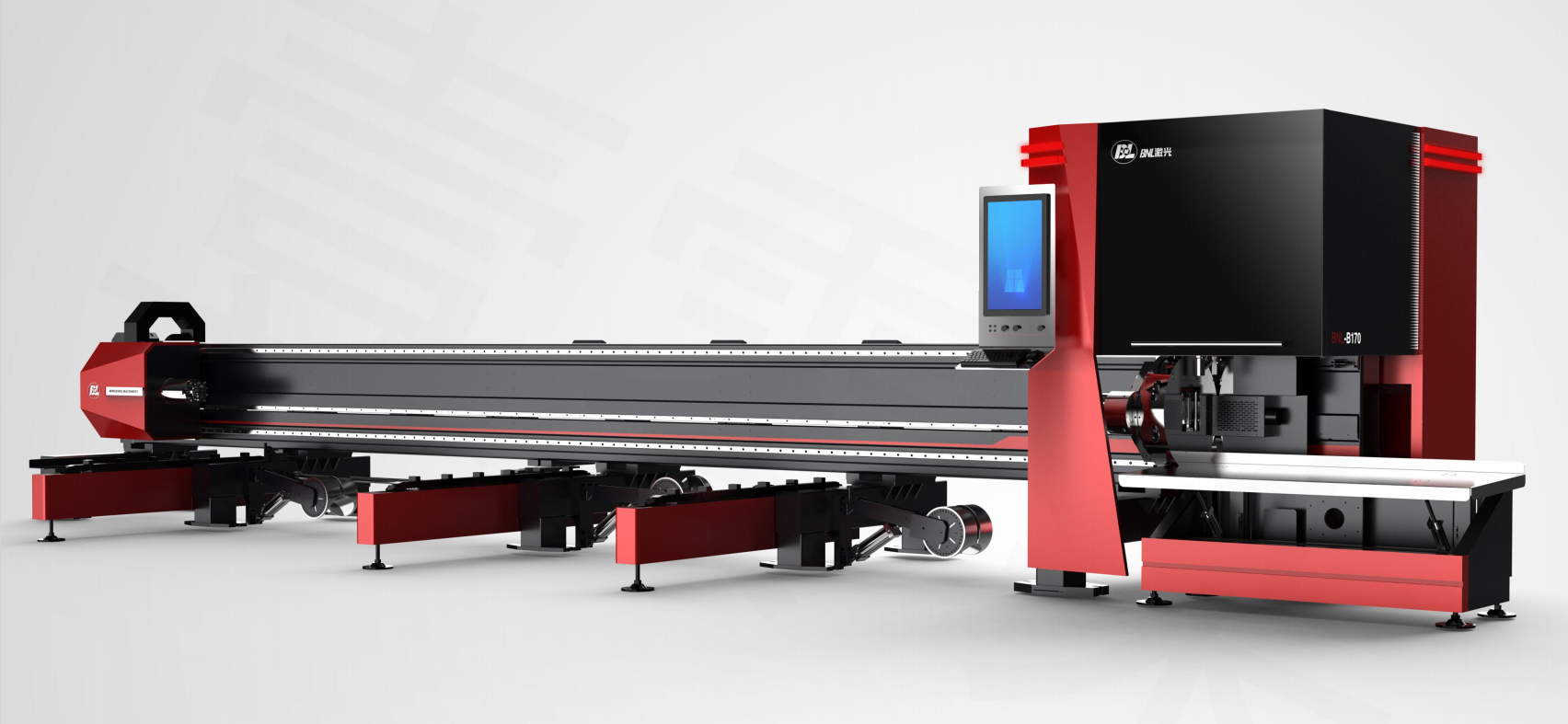 Precision Laser Pipe Cutting Machine with Servo Motor Drive System and ≤0.373mrad Beam