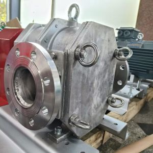 Corrosion Resistant FPM Lobe Pump Multipurpose With Electrical Motor
