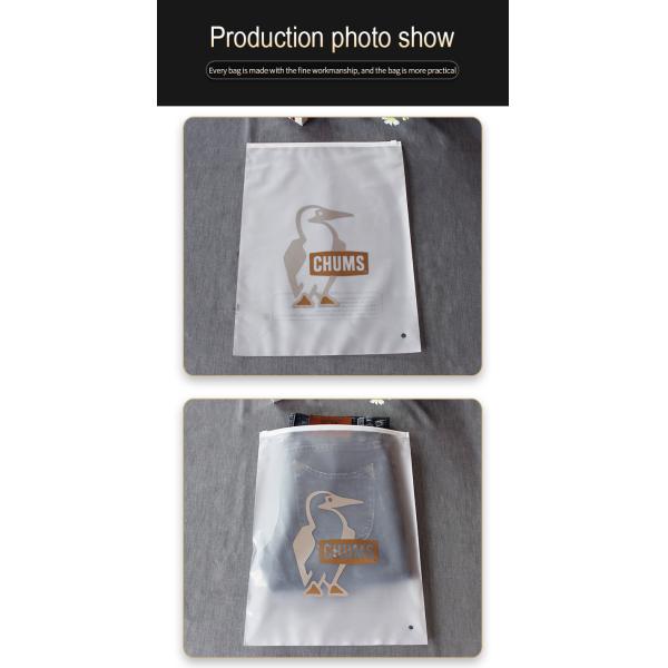 PVC Slider Frosted Zipper Bag ,Plastic Packing Bag With Zipper, Resealable Poly Bags
