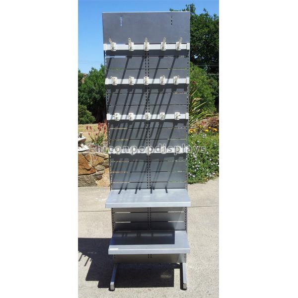 Freestanding Retail Gondola Shelving Metal Display Shelving Unit For Shops /