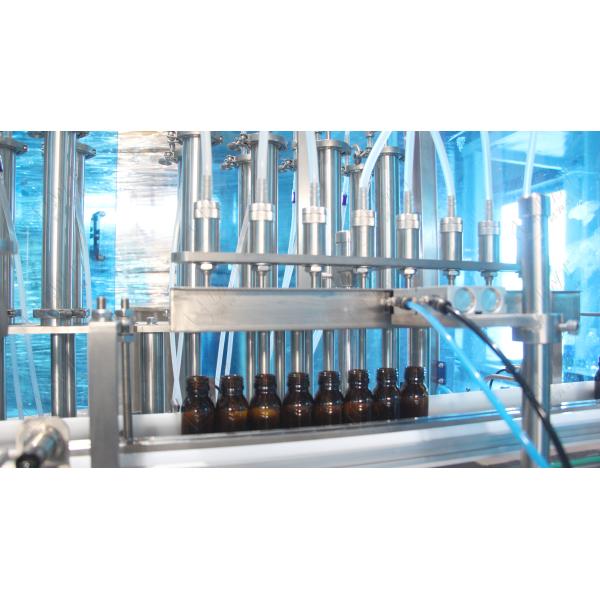 SUS304 6000BPH 30ml Syrup Filling Production Lines Liquid Filling Machine CE