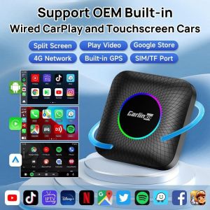 USB 4G 64Gb Up To 512Gb Android 13 SM6625 Wireless Carplay Dongle Ai TV Box
