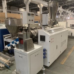 110kg/H Hot Cutting Plastic Pvc Pelletizer Filled With CaCO3