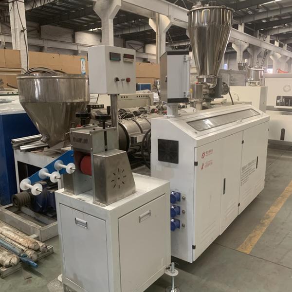 110kg/H Hot Cutting Plastic Pvc Pelletizer Filled With CaCO3