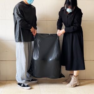 Daily Necessities Heat Seal Trash Can Liners 55 Gallon Capacity Plastic Garbage