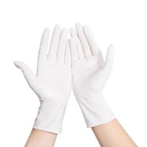 Wholesale Washing Up Latex Non-Powdered Blue Vinyl-Nitrile Gloves