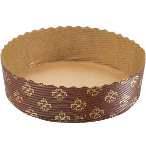 Microwave Paper Baking Mold Tall Panettone 5 Oz