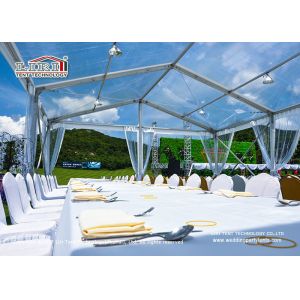 Luxury Clear Wedding Tent For Event Festival / Celebration / Workshop