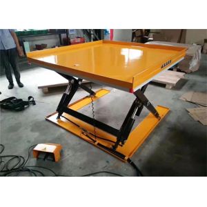 Quality Scissor Structure Man Lift Work Platform With Electric Drive System for sale