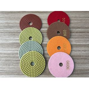 Free Samples When It Is Stock D180MM Dry Wet Flexible Polishing Pads