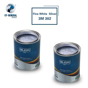 Quality Chemical Resistant Silver Paint Car Paint White Automotive Paint for sale