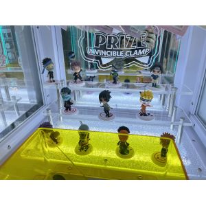 Coin Operated Prize Grabber Game Machine with LED Lights 60kgs 220V 100W Arcade