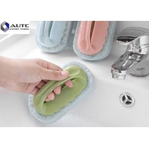Strong Band Household Cleaning Brushes With Handle , Bathroom Cleaning Brush
