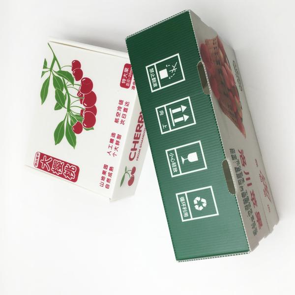 Buy Moisture Resistance  Frozen Food Carton Corrugated PP Box HD Printing Honeycomb at wholesale prices