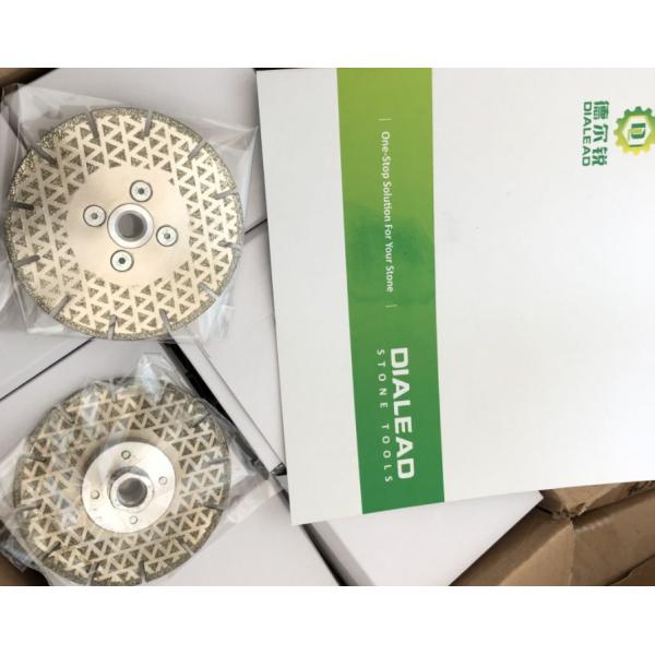 M14 Double Sided Electroplated Diamond Disc For Marble Granite Grinding And Cutting