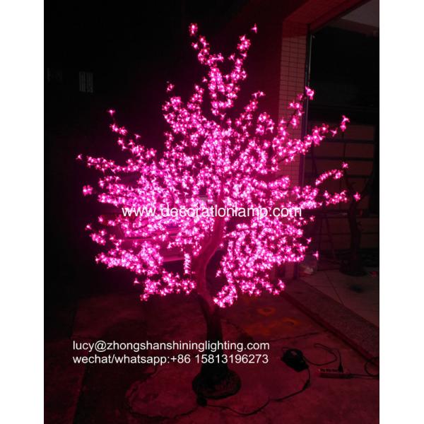 artificial lighted trees