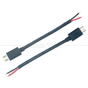 Male Female Micro B to Bare Wires Open End Cable for Raspberry Pi Tablet