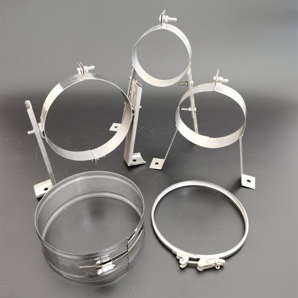 Stainless Steel Pipe Storm Collar Chimney Collar Flue Liner Flange Rain Cover