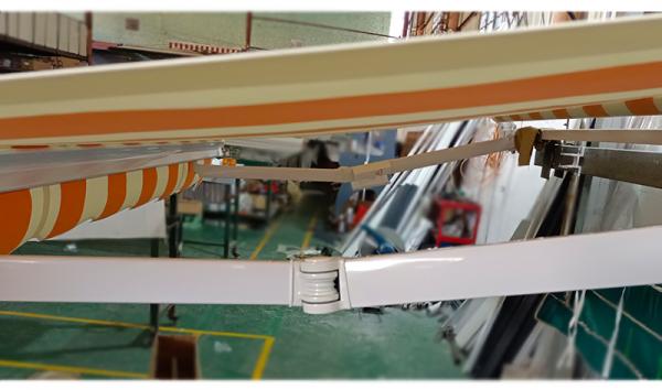 Aluminium oudoor power coated retractable awning arms /awning accessories / retractable arms for awnings