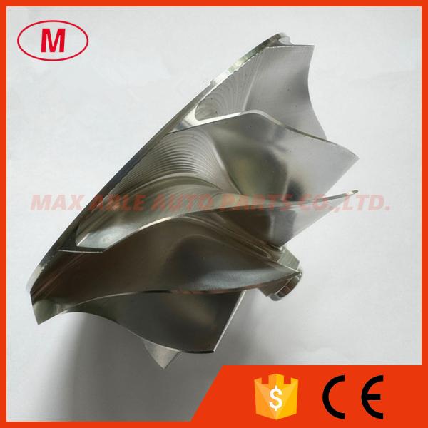GT45 85.00/105.00mm 10+0 blades high performance turbocharger milling/aluminum 2618/billet compressor wheel