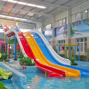 Water Park Manufacturer Fiberglass Swimming Pool Slides Project Popular