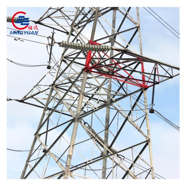Lattice Electric Transmission Tower 10-100m Self Supporting