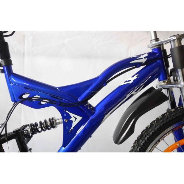 Steel Frame 26" 21S Full Suspension Mountain Bike for CE Certified OEM Customization