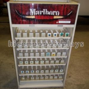 Free Standing Retail Merchandise Displays Waterproof With Spring Pusher