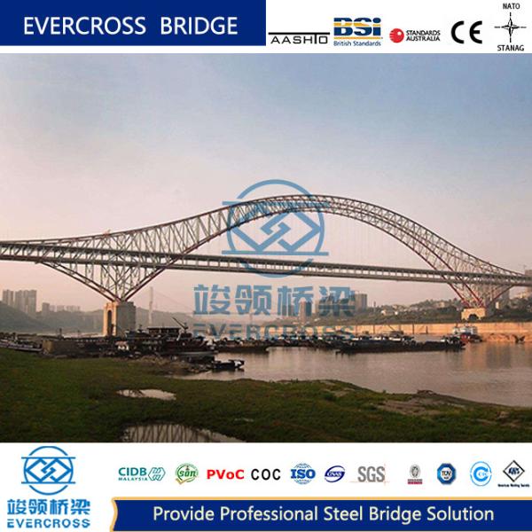 Buy Rigid Frame Modern Arch Bridge High Stiffiness Composite Steel Bridge at wholesale prices