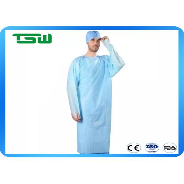 Buy Breathable 0.16mm Thickness CPE Non Woven Disposable Gown at wholesale prices